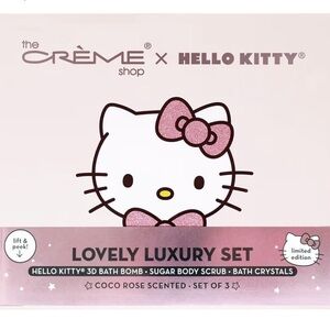 The Crème Shop x Hello Kitty Bath Set - Pink